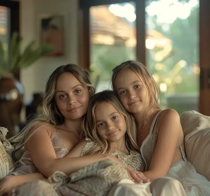 Nicole Richie avec Harlow et Sofia : ressemblances frappantes des trois